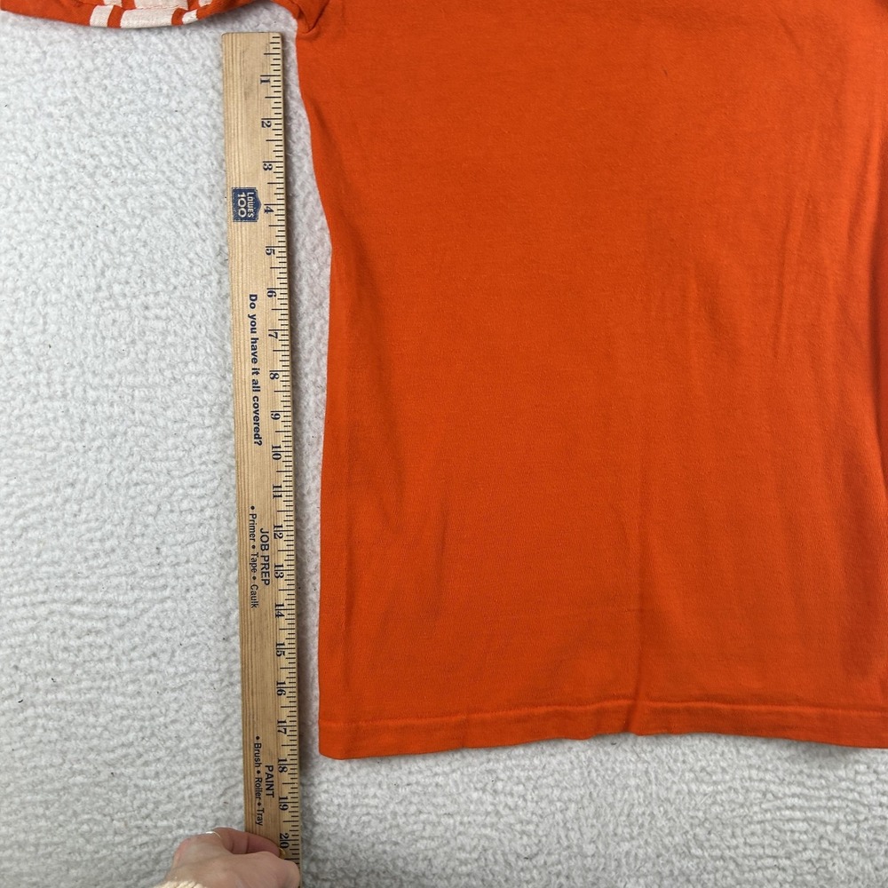 Vintage Denver Broncos Shirt Womens Small Orange NFL Football Champion USA 80s - Picture 14 of 15